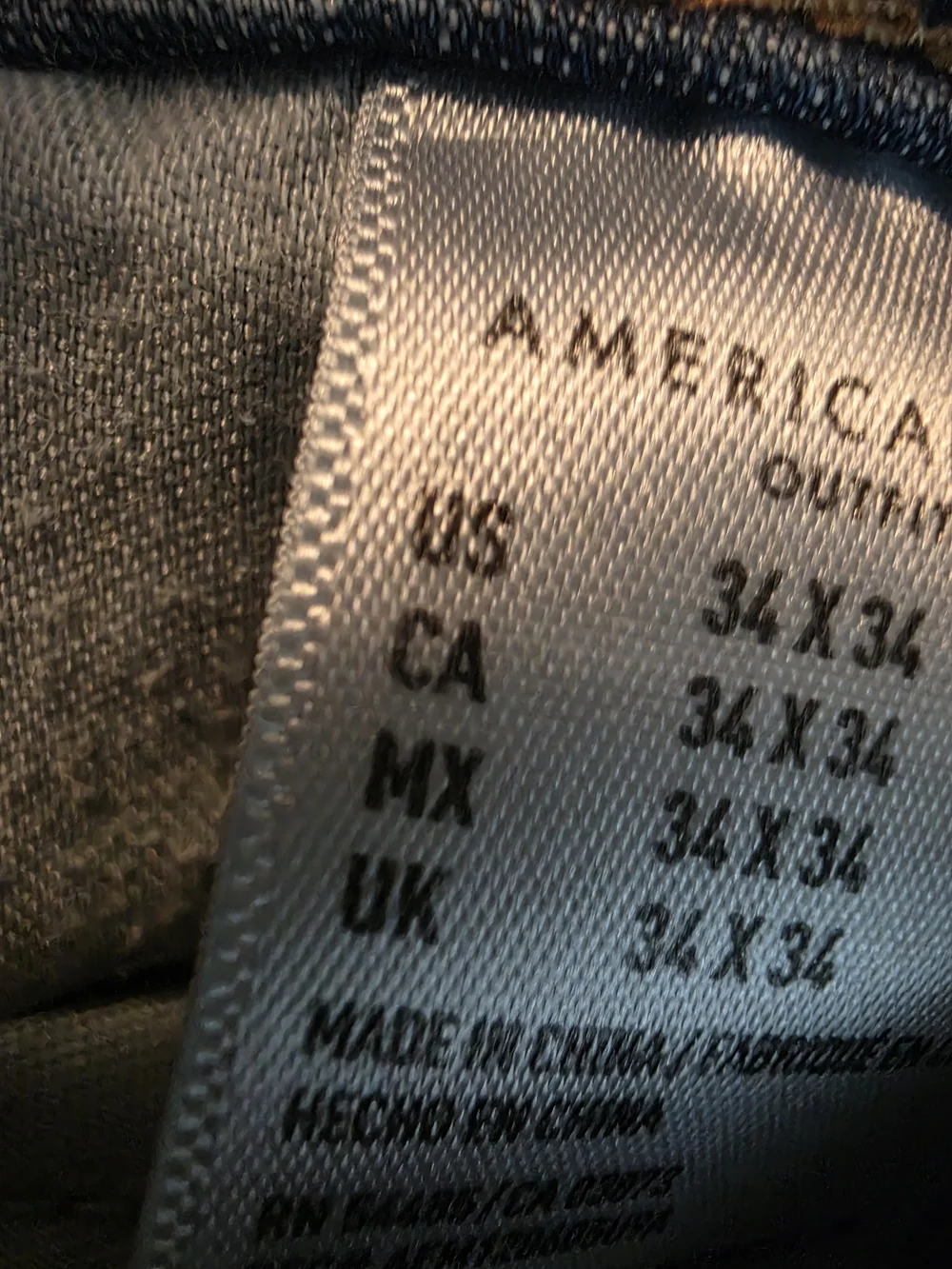 American Eagle Outfitters light blue